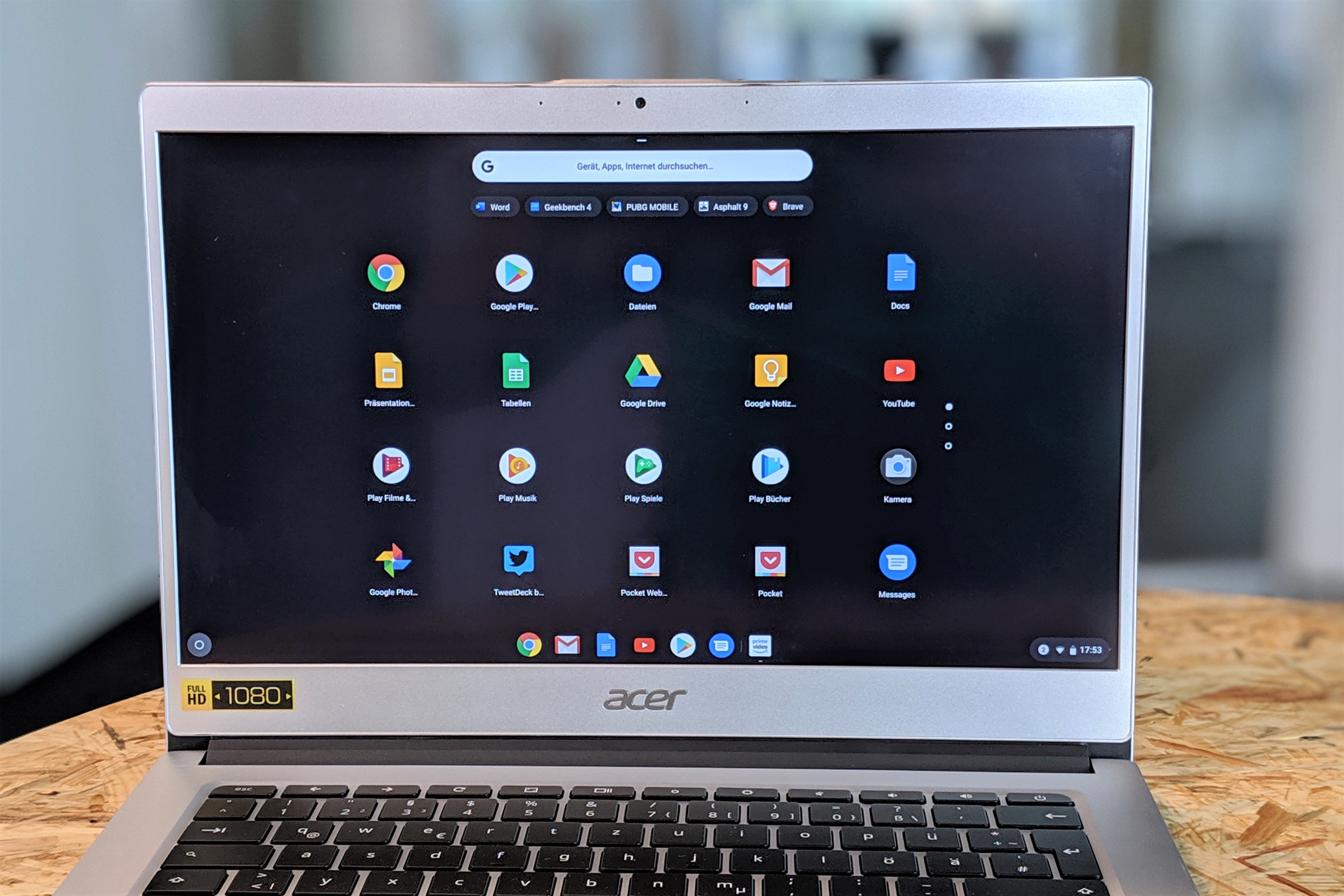 Acer Chromebook CB514-1H 14″ Intel Pentium N4200 4Go RAM 128Go EMMC - Doré