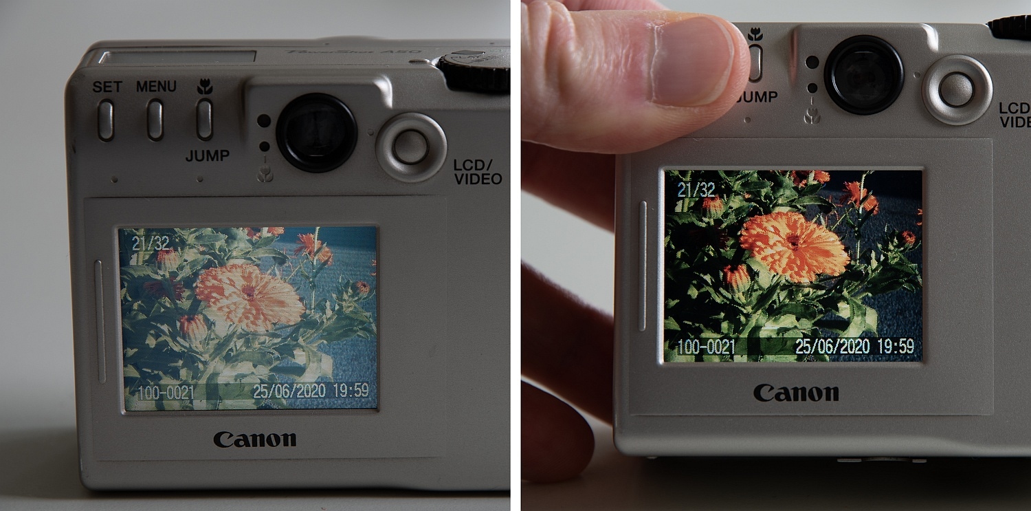 Canon PowerShot A50, a digital camera for the last millennium