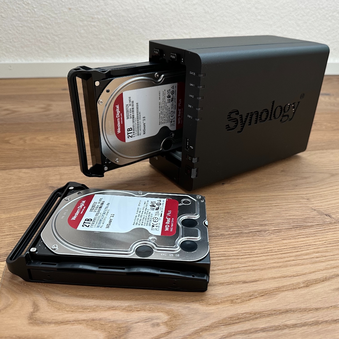 HDD付き】Synology DS220+ WD Red Plus 24TB HDD付き】Synology DS220+