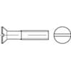 Toolcraft Countersunk screws M5 10 mm slotted (2000 Screws per piece)
