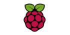 Logo of the Raspberry Pi brand