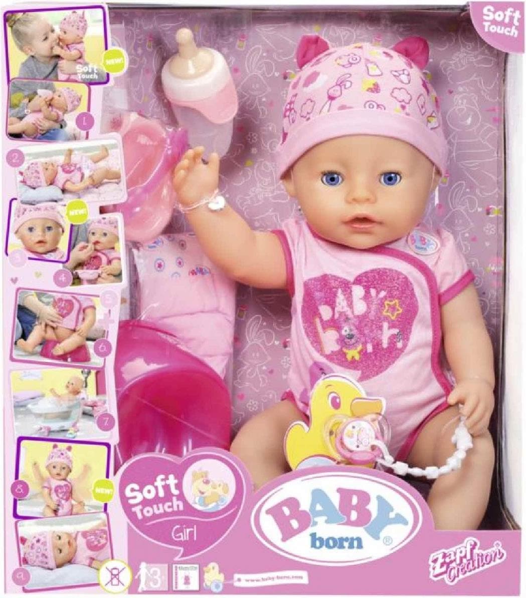 Zapf creation baby born soft touch hot sale
