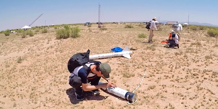 The recovery team retrieves HEIDI undamaged.