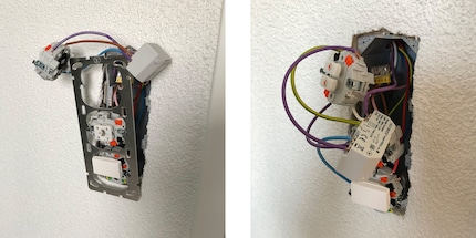 Links: So nicht! Rechts: So geht’s.