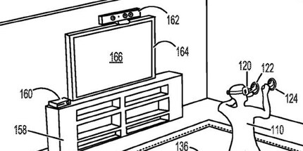 Nummer 160 könnte eine Xbox, Nummer 162 ein Kinect-Controller sein. Quelle: USPTO