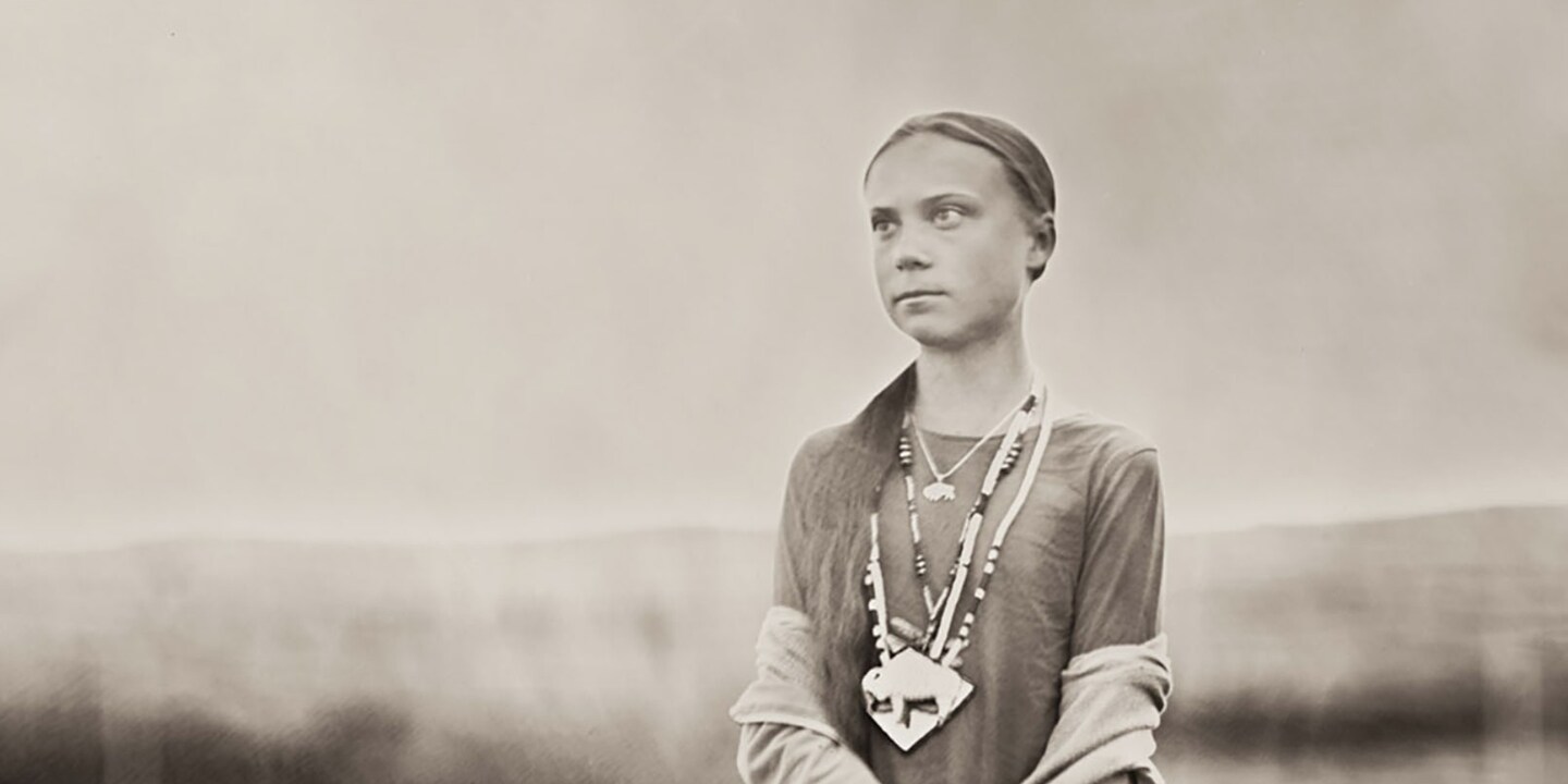 Das Collodion-Verfahren: Wie ein Fotograf Greta Thunberg auf Glas gebannt hat