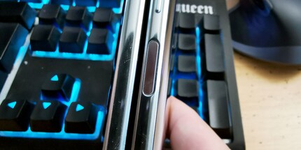 Der Fingerprint Sensor ist an der Seite und immer noch nicht gut