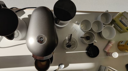 Coffee and multivitamins are part of the basic equipment at autumn camp.