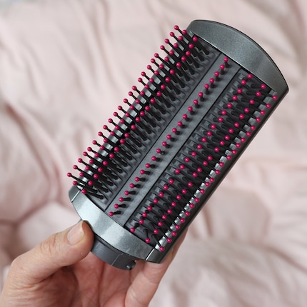 When I want to straighten my hair, I either use the soft straightening brush...