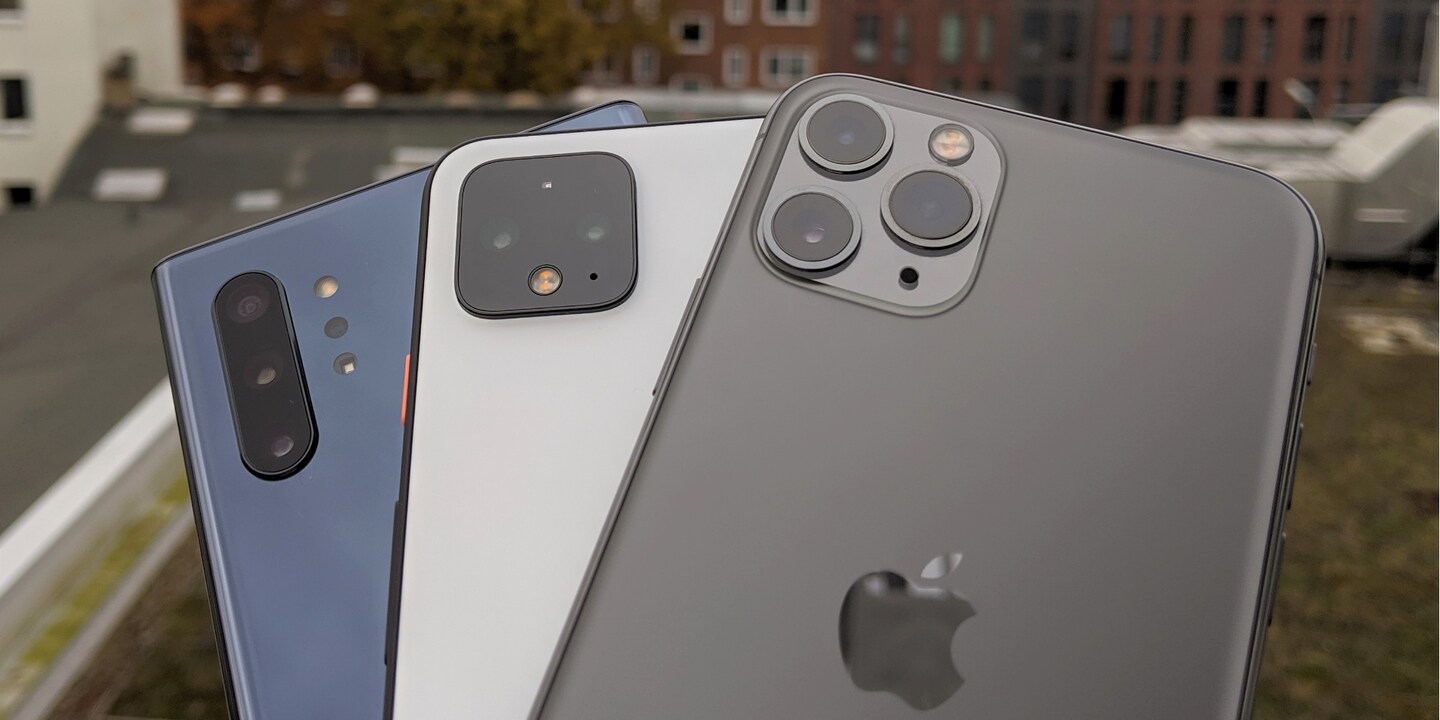 Pixel 4, iPhone 11 Pro und Galaxy Note 10+ im Kameravergleich: Die Auflösung