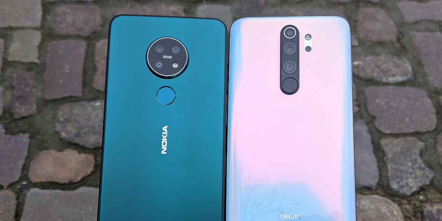 Nokia 7.2 vs. Xiaomi Redmi Note 8 Pro: Zwei günstige Smartphones im Test
