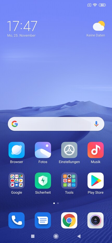 MIUI 11 on the Redmi Note 8 Pro.