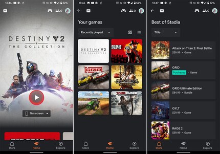 The app is clearly laid out, but does not yet offer much content.