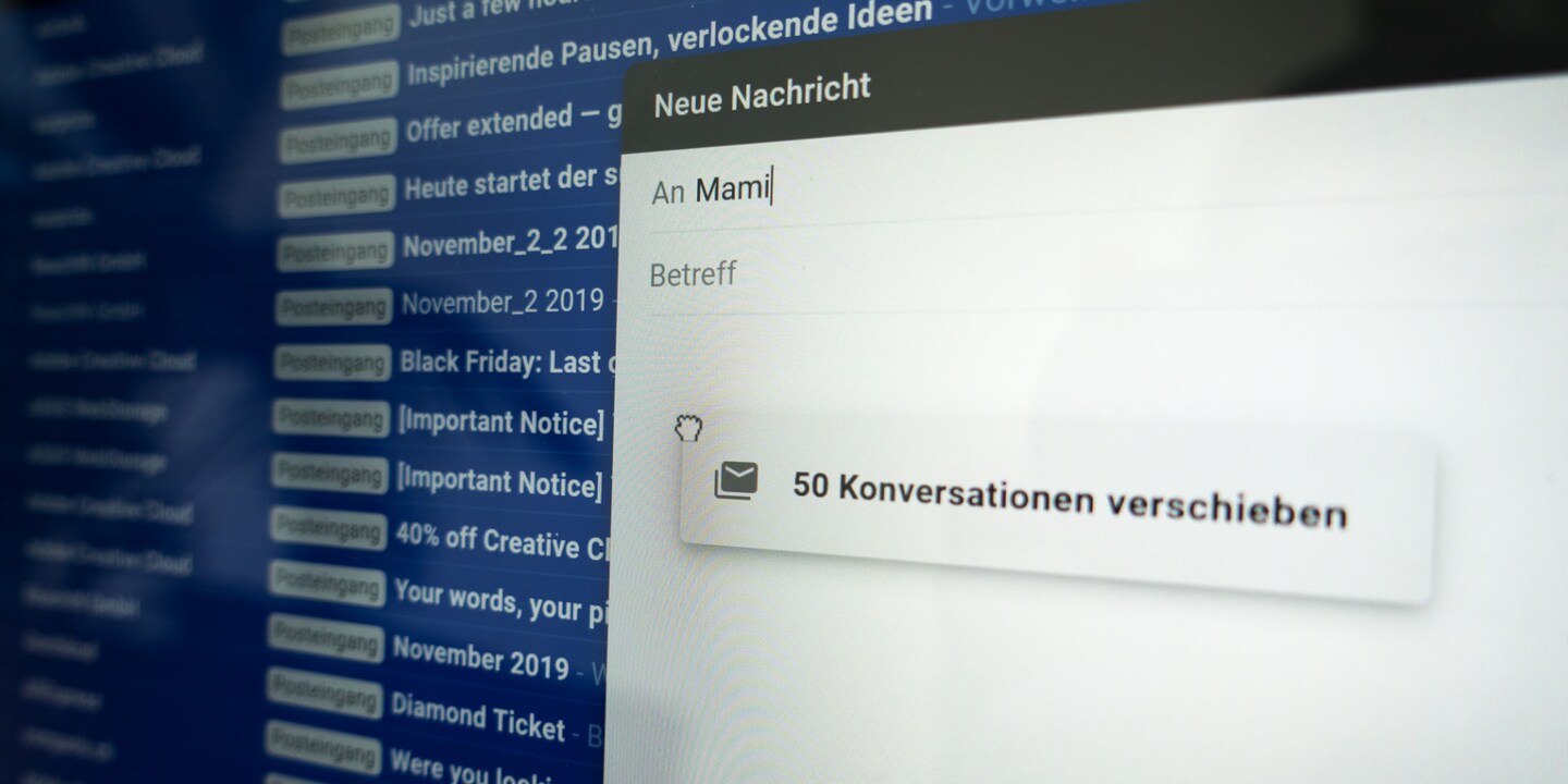 Mail-Fetischisten aufgepasst: Mit Gmail können nun Mails gemailt werden
