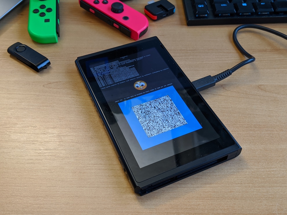 Bevor der Chip ausgetauscht werden kann, muss die Switch vorbereitet werden.