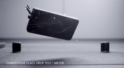 Corning's surface is rough and unforgiving like asphalt.