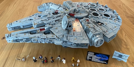 Ich hab's geschafft: Der Millennium Falcon in seiner vollen Pracht.