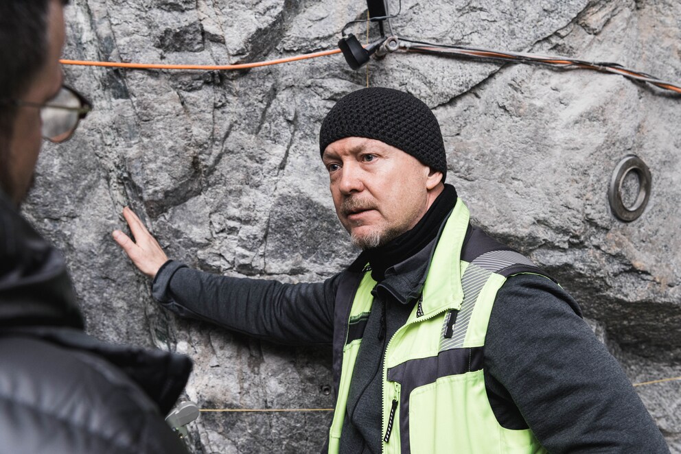 Ingo Blechschmidt in seinem Element, dem Fels