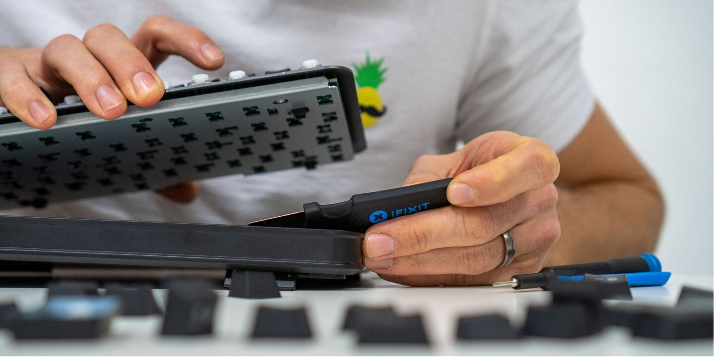 So funktioniert die erste Tastatur mit umschaltbaren Switches