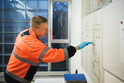 Raphael Flückiger is in charge of Bern’s sewage network maintenance.