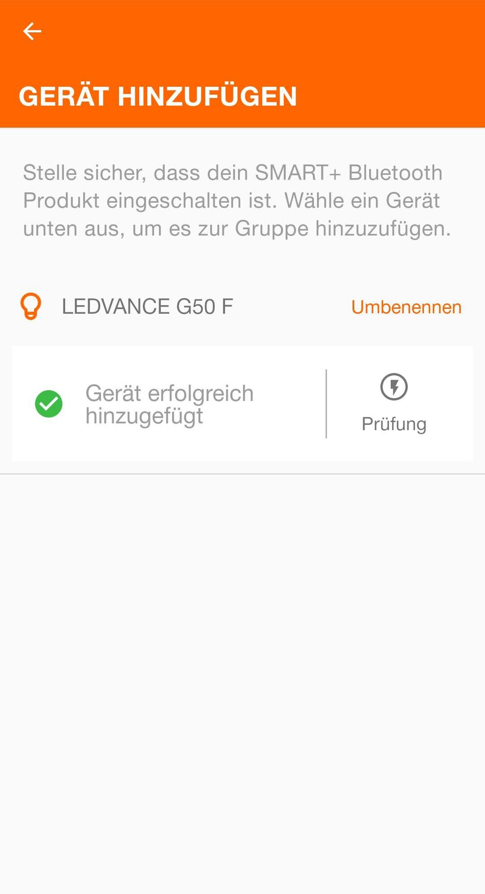 Pro Lampe dauert das Einrichten keine fünf Minuten.