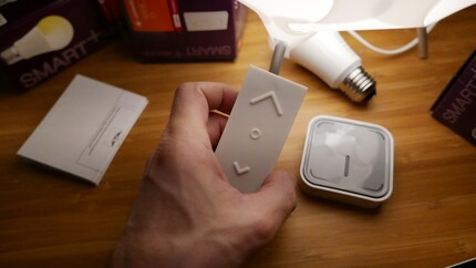 Der hier ist «Mini», beim rechten ist gleich die Batterie leer.