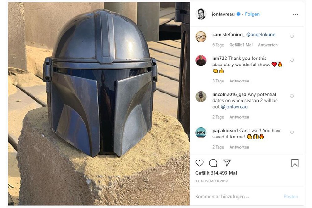 Jon Favreau kündigt den Start der Dreharbeiten an.