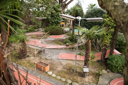 A view of the course.