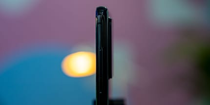 The camera bump is quite large and angular