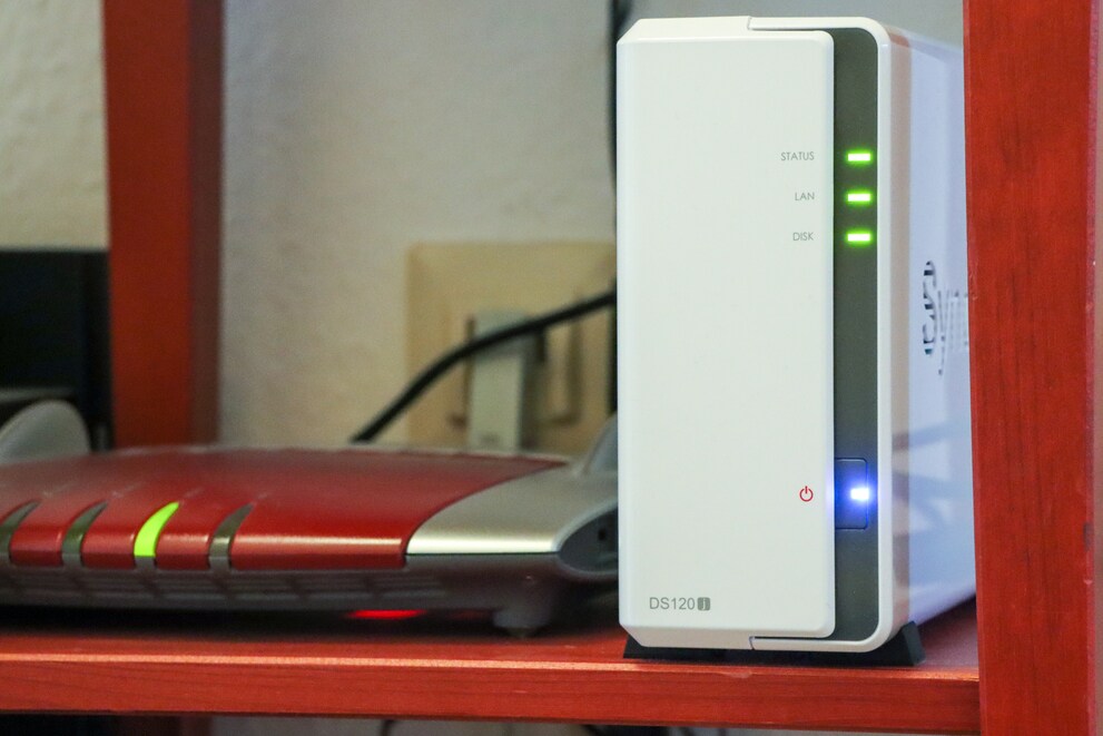 In der Nähe deines Routers fühlt sich die DS120j wohl.