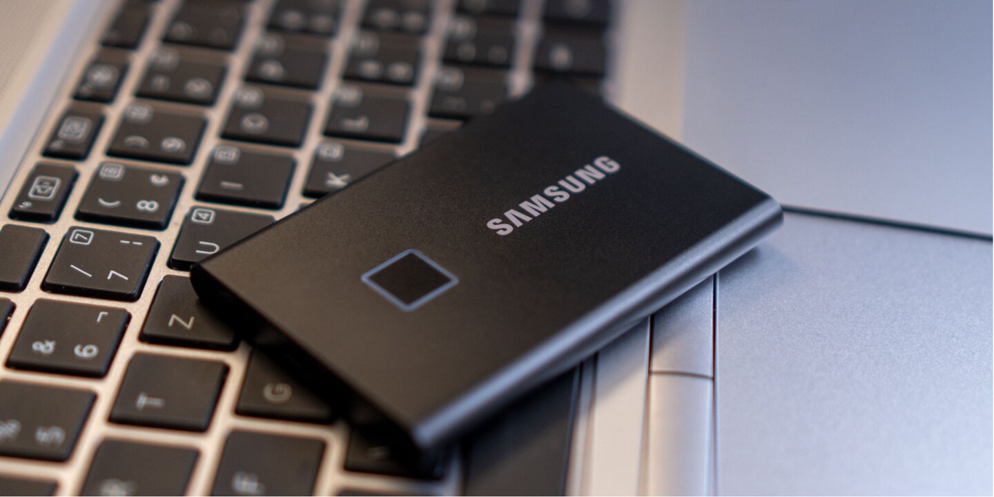 Samsung T7 Touch: Sieht cool aus, ist cool und auch noch schnell