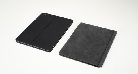 Das Pixel Slate links und das Surface Pro X gibt es mit optionen Tastaturhüllen.