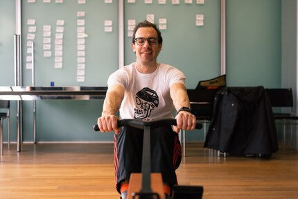 Der Riemenantrieb ist ruhig und läuft geschmeidig.