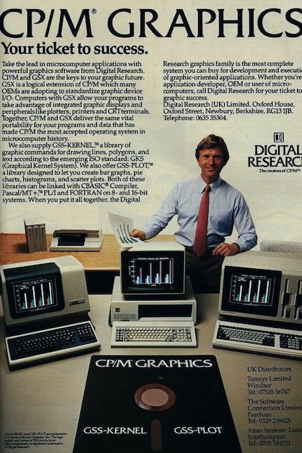 Advertisement for CP/M, source: https://bookjelly.com/the-tragic-story-of-gary-kildall/
