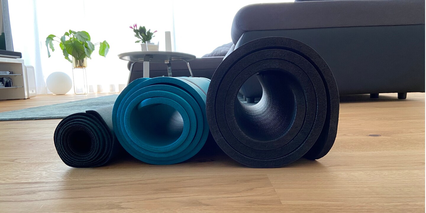 Drei Yogamatten im Test