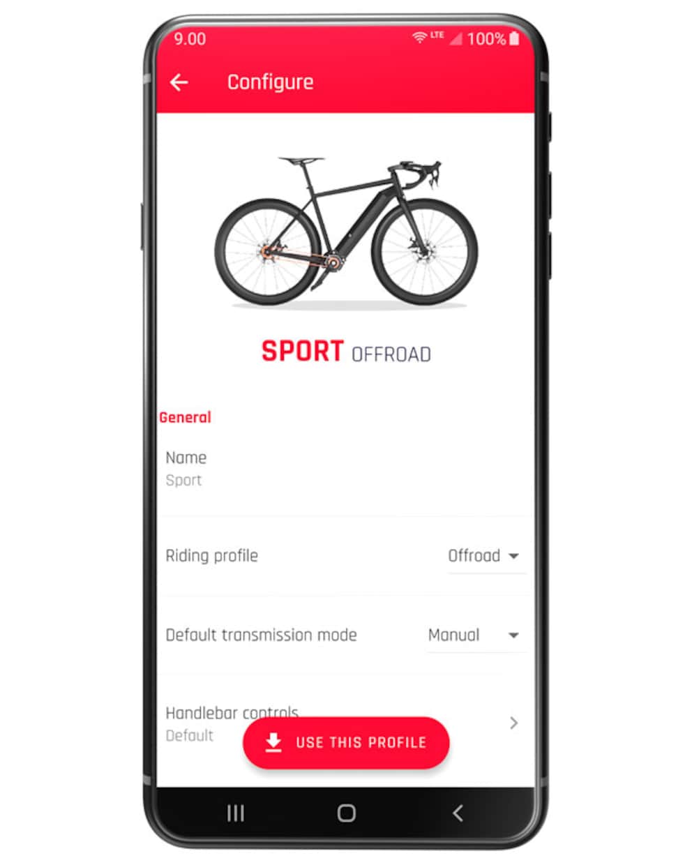 In der App kannst du dein Bike für die anstehende Tour optimieren.