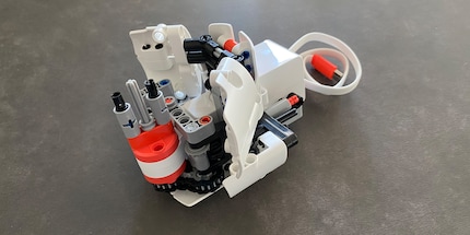 During step three, the robot doesn't really look like a robot yet.