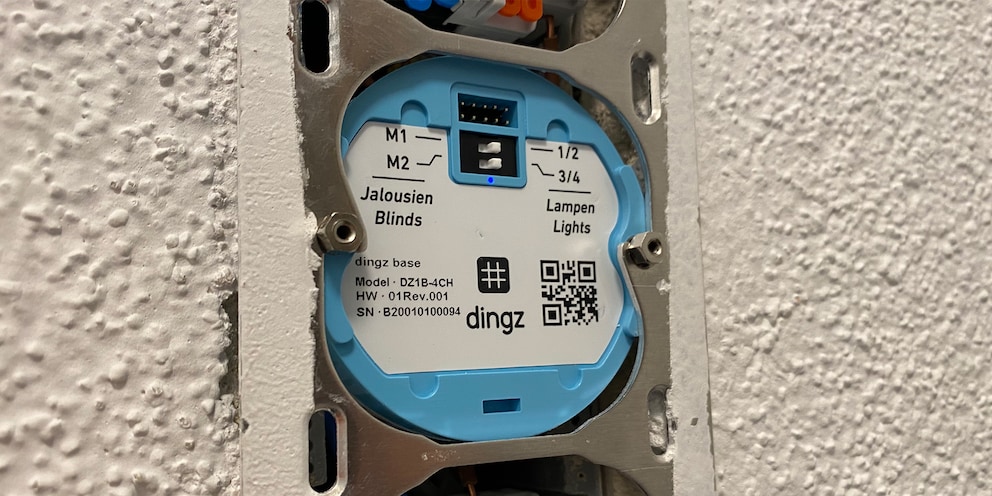 Dank ihrer kompakten Grösse passt die Dingz base ohne Probleme in die bestehende Installation.