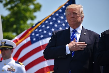 Donald Trump, democratically elected president of the democratically elected United States