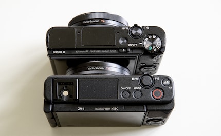Sony ZV-1 (bottom) and RX100 III