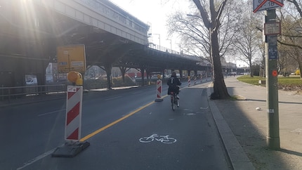 Improvised track in Berlin.
