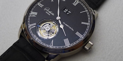 My chronological object of desire: Glashütte Senator Tourbillon. Picture source: Chronomania
