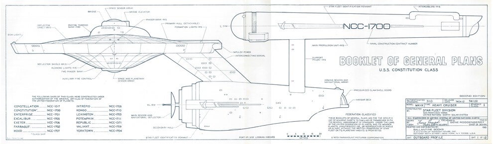 U.S.S. Constitution NCC-1700