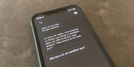 You can also talk to the Google Assistant via mobile phone.