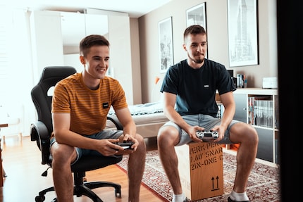 Gamers amongst themselves.