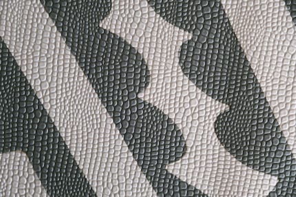 Standing on fine-textured pads is more comfortable in the long run.