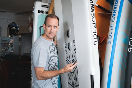 CEO of Indiana Paddle & Surf, Maurus Strobel knows his stuff.