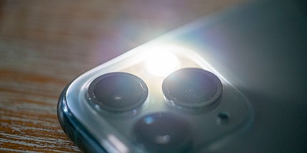 The flashlight of your smartphone is also used as a camera flash.
