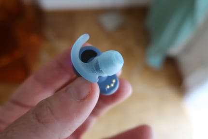 Kleiner Bügel, mittlerer Stöpsel und meine Ohren sind happy.