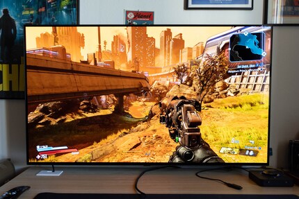 The brightly coloured «Borderlands 3» looks particularly spectacular with LG's OLED.
